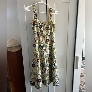 Christian Lacroix floral midi dress